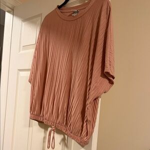 a new day Pleated Blouse in Blush